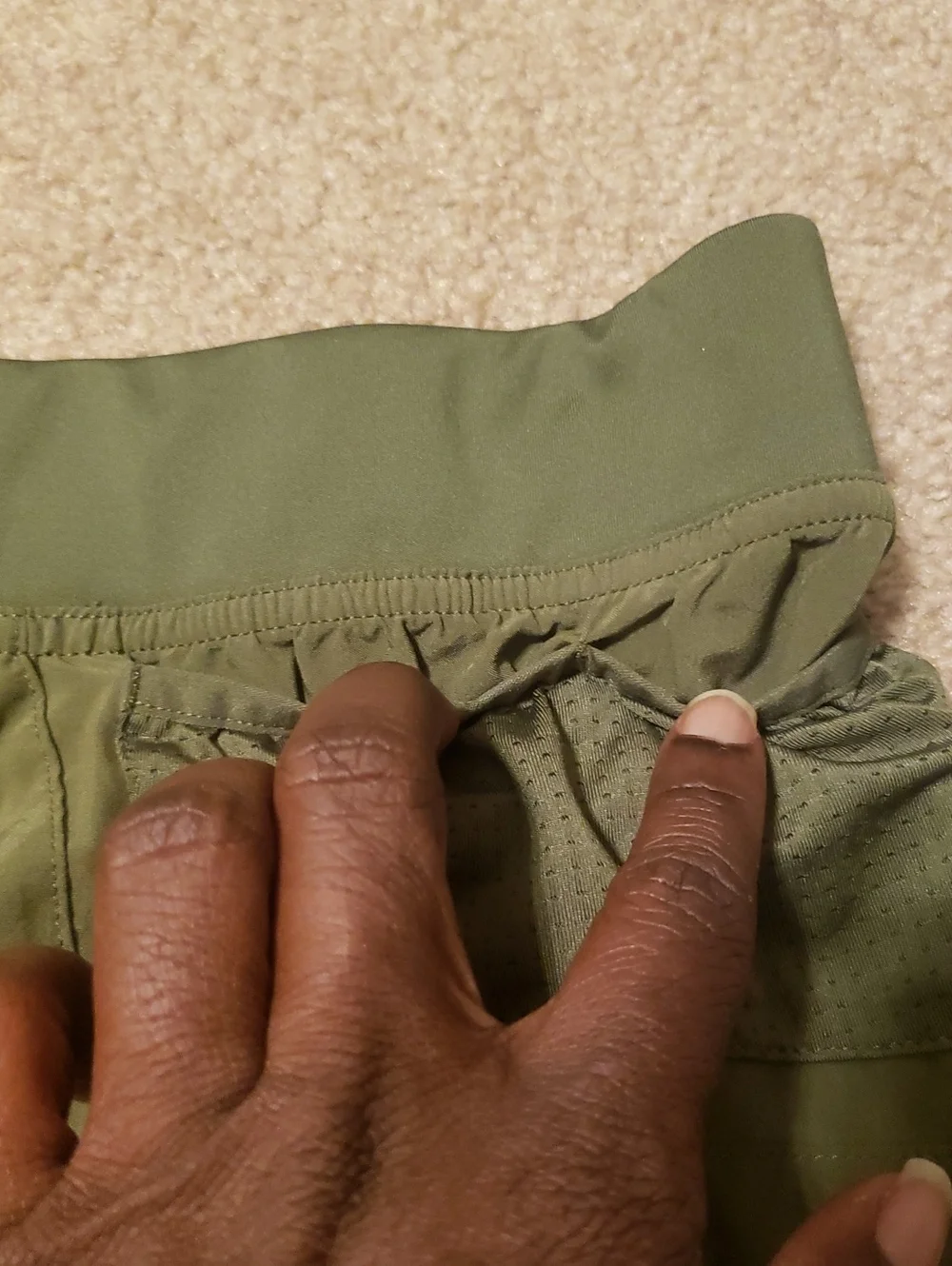 Brooks Men's Green Sherpa 5' Running Shorts